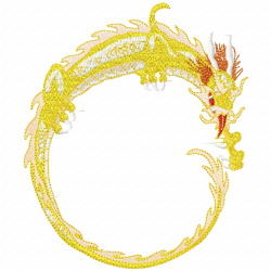 Dragoes Embroidery Design 6